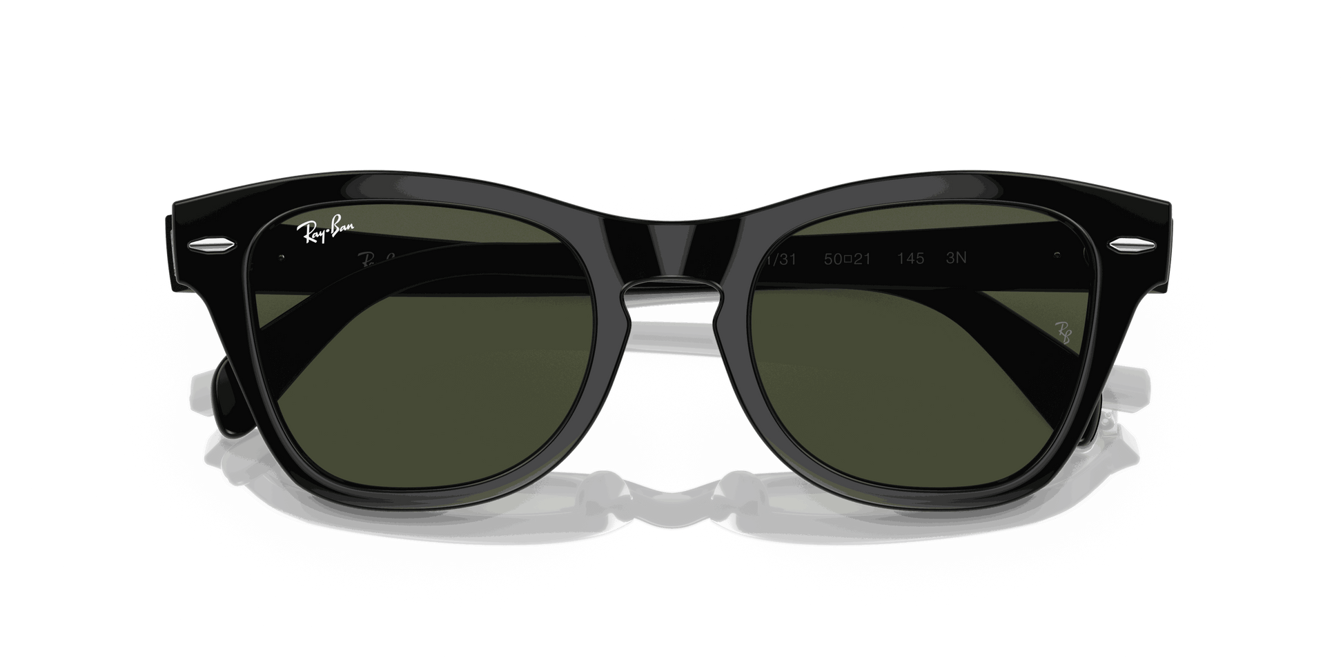 [Green Lenses, Polished Black Frame]
