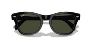 Green Lenses, Polished Black Frame