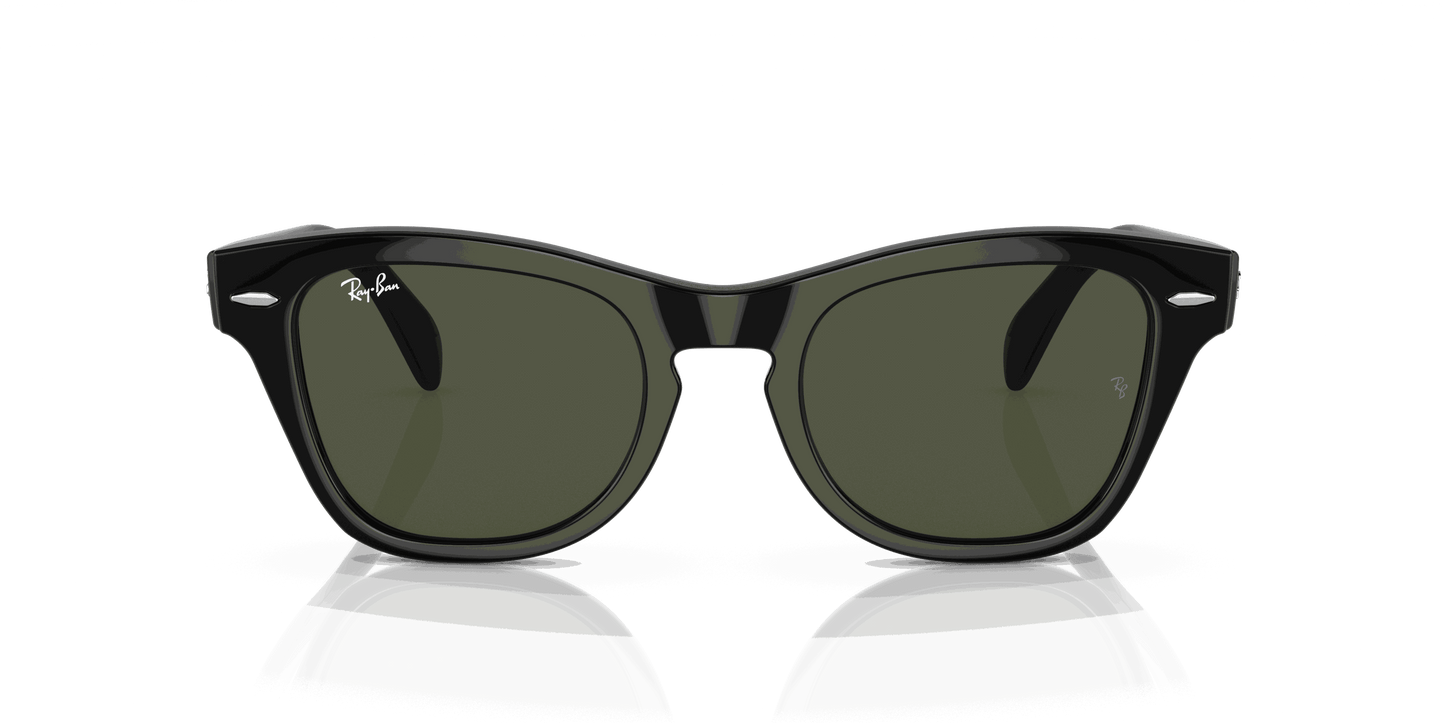 [Green Lenses, Polished Black Frame]