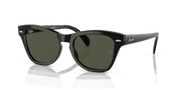 Green Lenses, Polished Black Frame