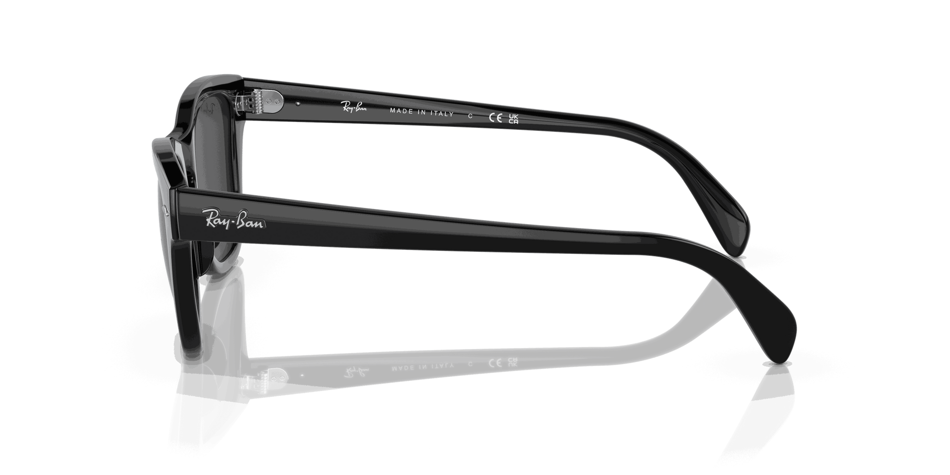 [Black Lenses, Polished Black Frame]