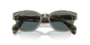 [Dark Blue Lenses, Polished Transparent Green Frame]