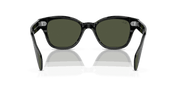 Green Lenses, Polished Black Frame