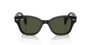 Green Lenses, Polished Black Frame