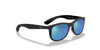 [Blue Flash Lenses, Matte Black Frame]