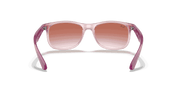 Clear Red Lenses, Polished Transparent Pink Frame