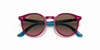 [Violet Gradient Brown Lenses, Polished Fuchsia Fluo Frame]