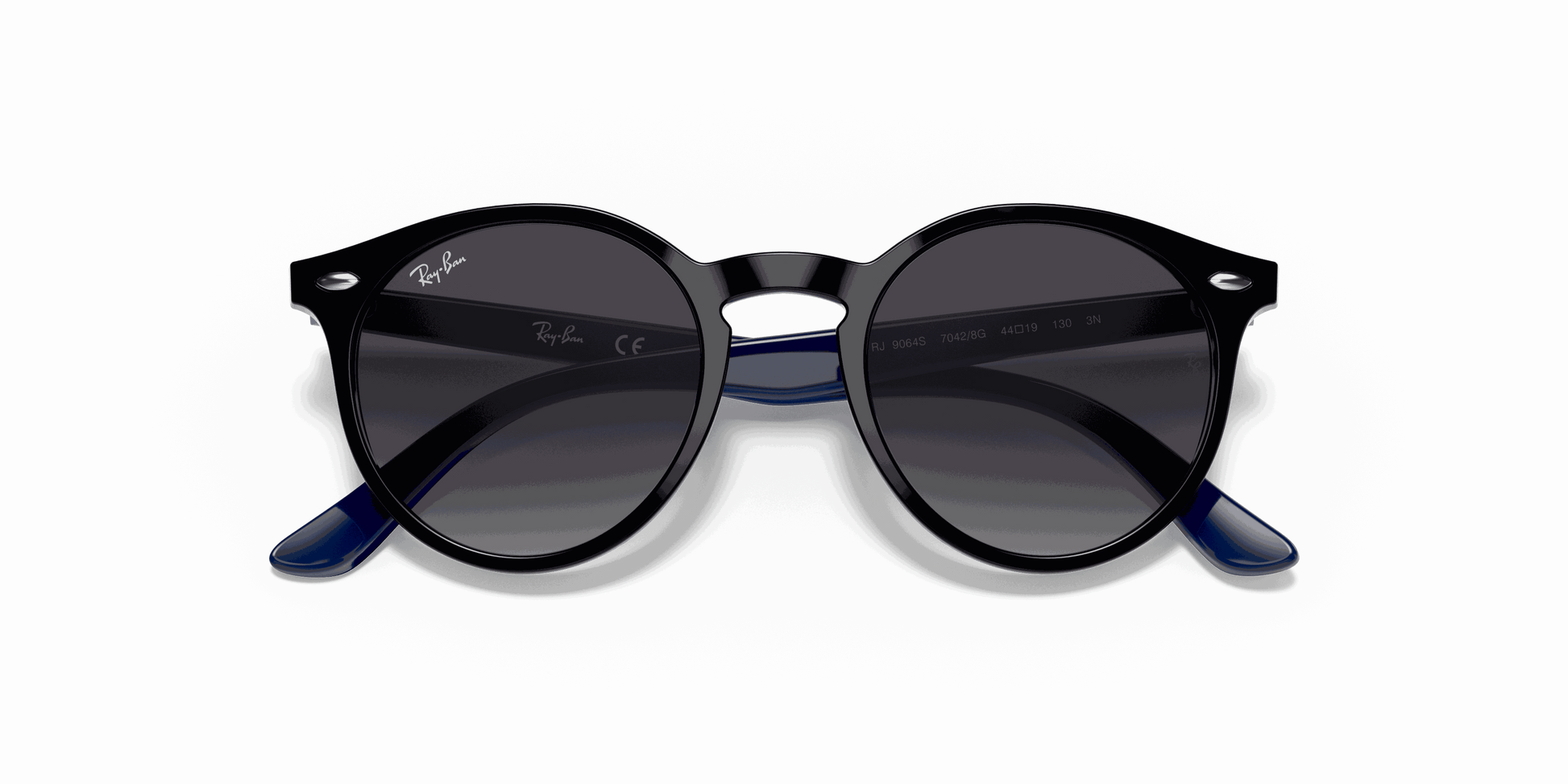 [Light Grey/Dark Grey Lenses, Polished Black Frame]