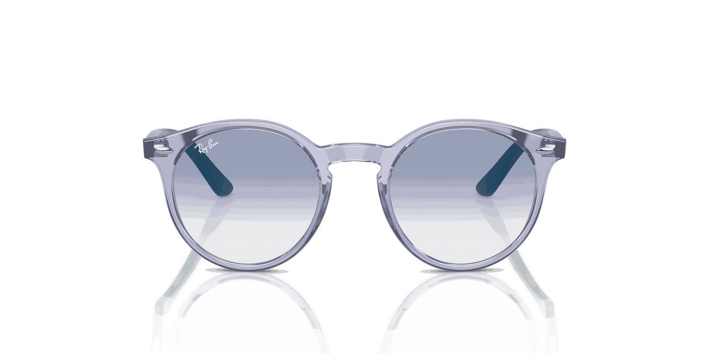 [Blue Lenses, Polished Transparent Violet Frame]