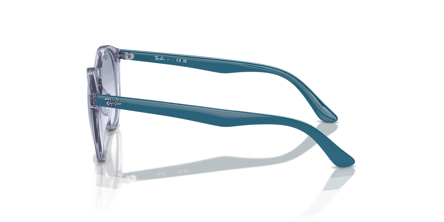 [Blue Lenses, Polished Transparent Violet Frame]