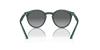 [Grey Lenses, Polished Opal Green Frame]