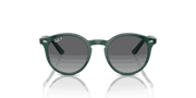 Grey Lenses, Polished Opal Green Frame