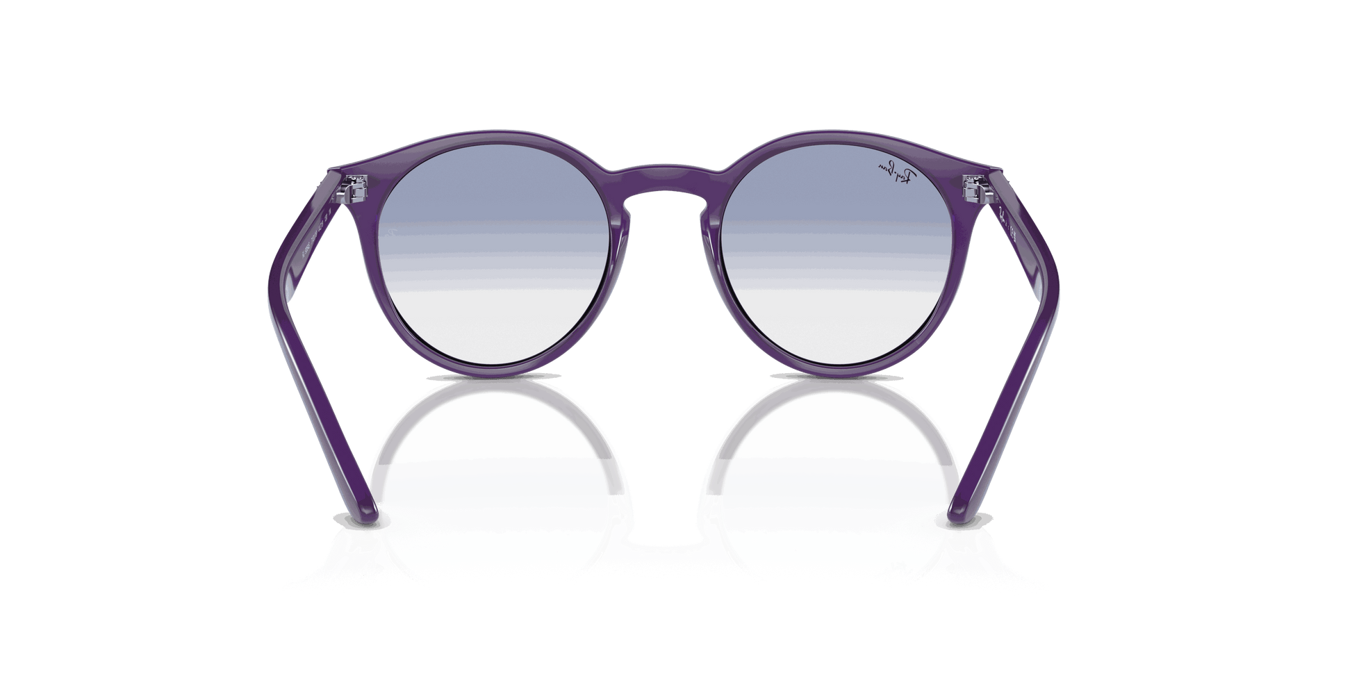 [Blue Lenses, Polished Opal Violet Frame]