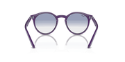 Blue Lenses, Polished Opal Violet Frame