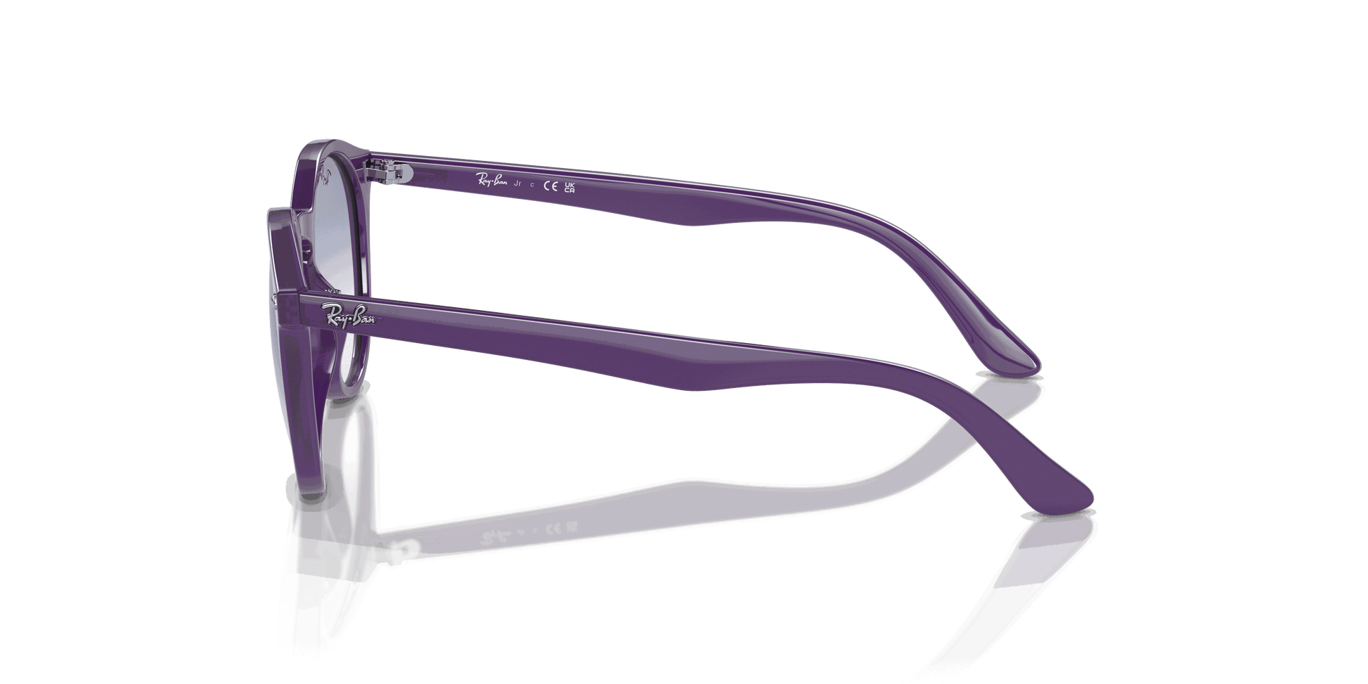 [Blue Lenses, Polished Opal Violet Frame]