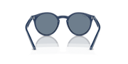 Dark Blue Lenses, Polished Blue Frame