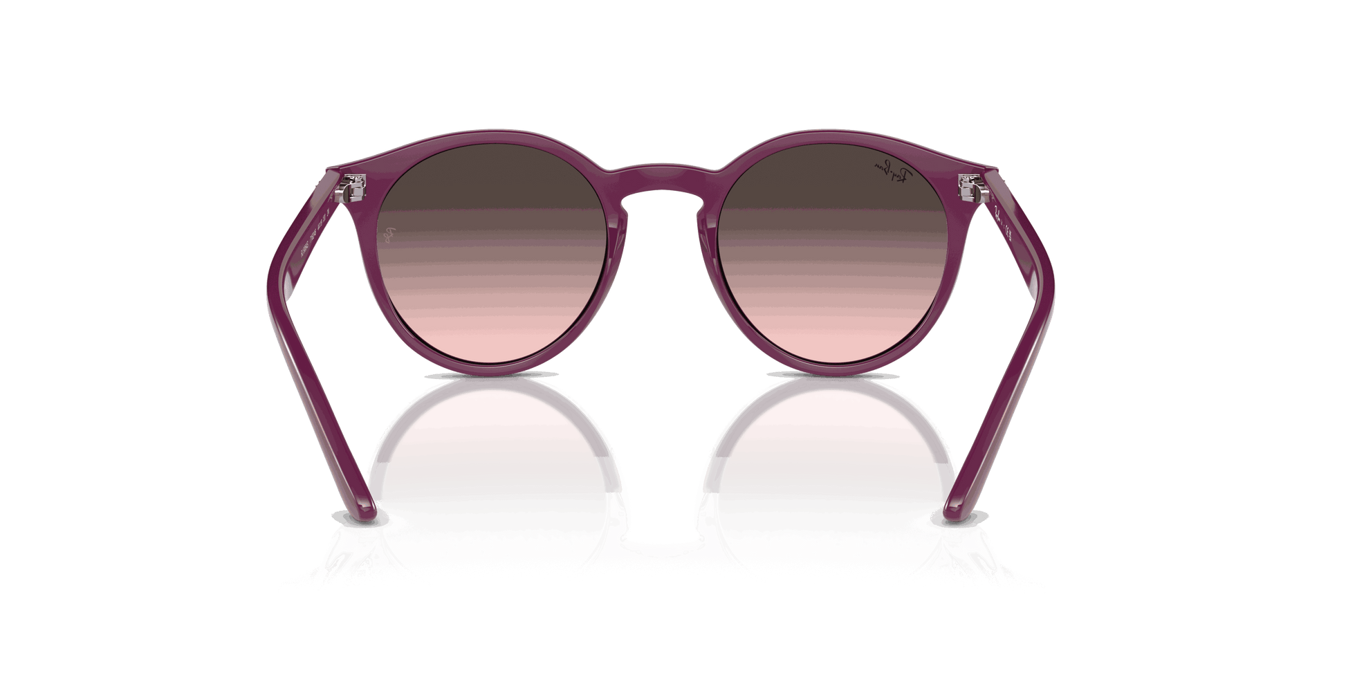 [Pink Grey Lenses, Polished Cherry Frame]