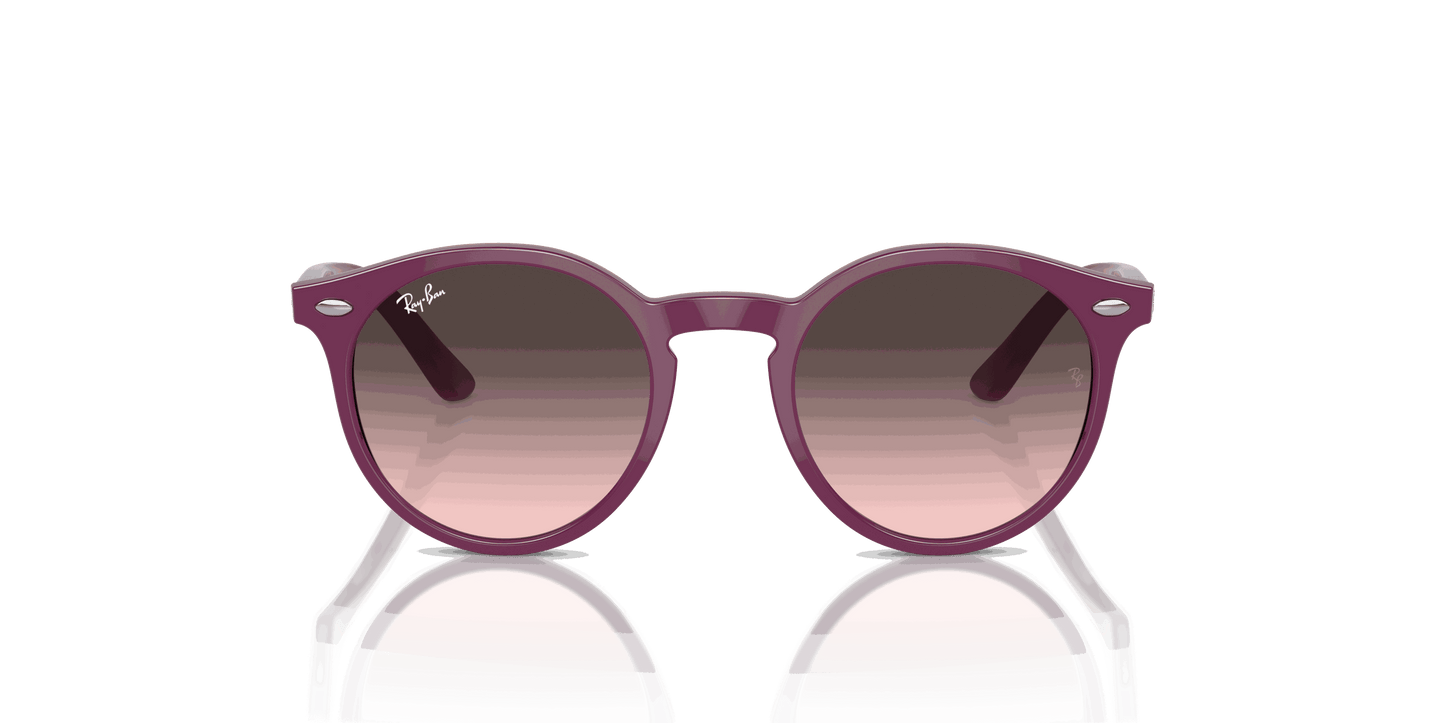 [Pink Grey Lenses, Polished Cherry Frame]
