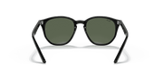 Dark Green Lenses, Polished Black Frame