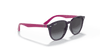 [Grey Gradient Lenses, Polished Violet Frame]