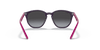 [Grey Gradient Lenses, Polished Violet Frame]