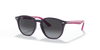 [Grey Gradient Lenses, Polished Violet Frame]