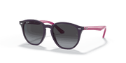 Grey Gradient Lenses, Polished Violet Frame