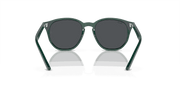 Dark Grey Lenses, Polished Opal Green Frame