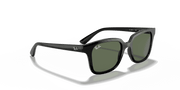 Dark Green Lenses, Polished Black Frame