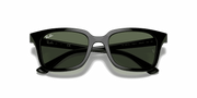 Dark Green Lenses, Polished Black Frame