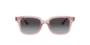 Grey Lenses, Polished Transparent Pink Frame