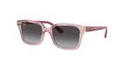 Grey Lenses, Polished Transparent Pink Frame