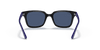 [Dark Blue Lenses, Polished Black Frame]