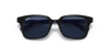 [Dark Blue Lenses, Polished Black Frame]