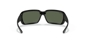 Dark Green Lenses, Polished Black Frame