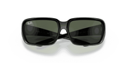 Dark Green Lenses, Polished Black Frame