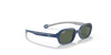 [Dark Green Lenses, Polished Blue On Grey Frame]