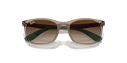 Brown Lenses, Polished Brown On Green Frame