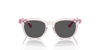 [Dark Grey Lenses, Polished Transparent Pink Frame]