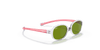 [Green Lenses, Polished Transparent Light Violet Frame]