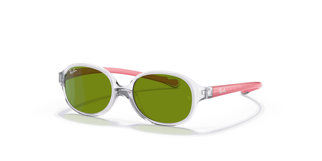 [Green Lenses, Polished Transparent Light Violet Frame]