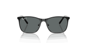 Dark Grey Polar Lenses, Polished Black On Silver Frame