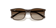 Gradient Brown Lenses, Matte Brown On Arista Frame