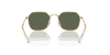 [Dark Green Lenses, Polished Arista Gold Frame]