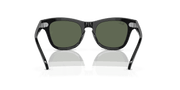 Green Lenses, Polished Black Frame