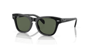 Green Lenses, Polished Black Frame