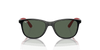 [Dark Green Lenses, Polished Black On Red Frame]