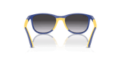 Grey/Blue Lenses, Polished Blue On Yellow Frame