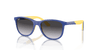 [Grey/Blue Lenses, Polished Blue On Yellow Frame]