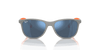 [Dark Blue Lenses, Polished Grey On Orange Frame]